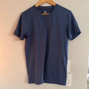 ALO Yoga Blue Short Sleeve Tee